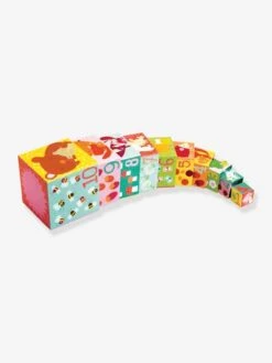 10 Cubes Forêt DJECO Vert - Djeco -Jouets Séries Magasin 10 cubes foret djeco 2