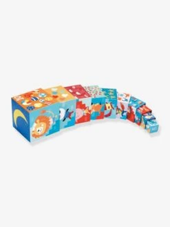10 Cubes Plage DJECO Bleu - Djeco -Jouets Séries Magasin 10 cubes plage djeco 3