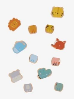 Animaux Magnétiques à Assembler En Bois FSC® Multicolore - Vertbaudet -Jouets Séries Magasin animaux magnetiques a assembler en bois fsc 3
