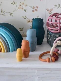 Boites Gigognes Ours En Silicone Multicolor - Vertbaudet -Jouets Séries Magasin boites gigognes ours en silicone 4