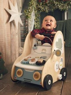Chariot De Marche Avec Freins EN VOITURE SIMON En Bois FSC® Multicolore - Vertbaudet -Jouets Séries Magasin chariot de marche avec freins en voiture simon en bois fsc 5