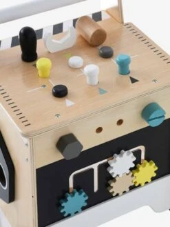 Chariot De Marche Bricolage En Bois FSC® Beige - Vertbaudet -Jouets Séries Magasin chariot de marche bricolage en bois fsc 5