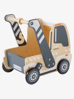 Chariot De Marche Camion En Bois FSC® Beige - Vertbaudet -Jouets Séries Magasin chariot de marche camion en bois fsc 2