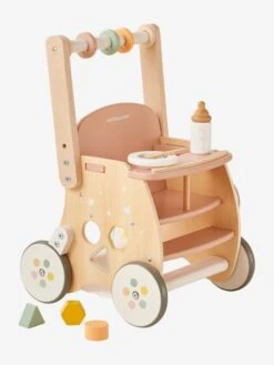 Chariot De Marche Poussette En Bois FSC® Rose - Vertbaudet 9 Chariot De Marche Poussette En Bois FSC® Rose - Vertbaudet -Jouets Séries Magasin chariot de marche poussette en bois fsc 3