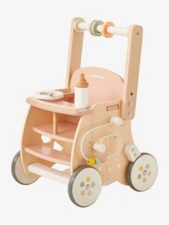 Chariot De Marche Poussette En Bois FSC® Rose - Vertbaudet 10 Chariot De Marche Poussette En Bois FSC® Rose - Vertbaudet -Jouets Séries Magasin chariot de marche poussette en bois fsc 4