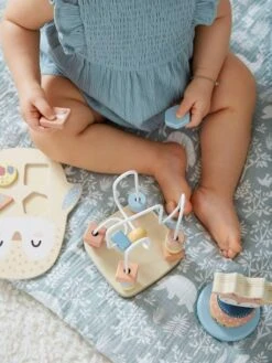 Coffret 3 Jeux D'éveil Les Amis De La Forêt En Bois FSC® Beige - Vertbaudet -Jouets Séries Magasin coffret 3 jeux deveil les amis de la foret en bois fsc 2