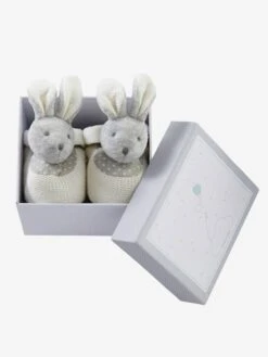 Coffret Chaussons Lapinou. Beige - Vertbaudet -Jouets Séries Magasin coffret chaussons lapinou 2
