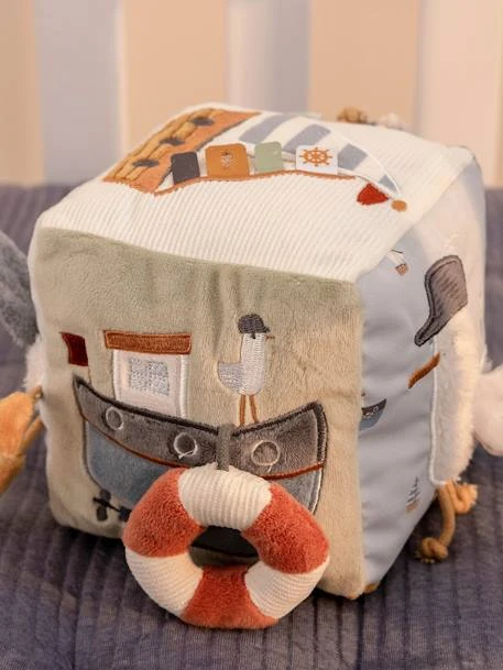 Cube D'Éveil Mouette Sailors Bay - LITTLE DUTCH Bleu Grisé - Little Dutch 3 Cube D'Éveil Mouette Sailors Bay - LITTLE DUTCH Bleu Grisé - Little Dutch – Image 3