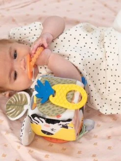 Cube D'Éveil Savane - TAF TOYS Orange - Taf Toys -Jouets Séries Magasin cube deveil savane taf toys 2