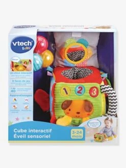 Cube Interactif éveil Sensoriel VTECH Multicolore - Toutes Les Marques -Jouets Séries Magasin cube interactif eveil sensoriel vtech 2
