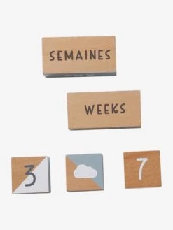 Cubes De L'âge Spécial Photos En Bois FSC® Multicolore - Vertbaudet -Jouets Séries Magasin cubes de lage special photos en bois fsc 4