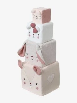 Cubes En Tissu GRENIER Beige - Vertbaudet -Jouets Séries Magasin cubes en tissu grenier 2