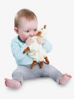 Doudou Avec Attache Sucette Sophie La Girafe VULLI Beige - Sophie La Girafe -Jouets Séries Magasin doudou avec attache sucette sophie la girafe vulli 2