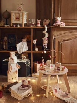 Doudou Carré En Gaze De Coton GRENIER Blanc - Vertbaudet -Jouets Séries Magasin doudou carre en gaze de coton grenier 2