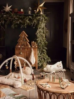 Doudou Carré + Hochet GREEN FOREST Multicolore - Vertbaudet -Jouets Séries Magasin doudou carre hochet green forest 4