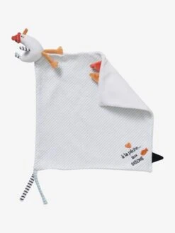 Nouveaux produits 15 Doudou Carré LEON SUR LE PONTON Multicolore - Vertbaudet