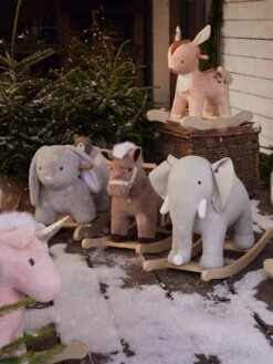 Faon à Bascule En Bois FSC® Multicolore - Vertbaudet -Jouets Séries Magasin faon a bascule en bois fsc 2