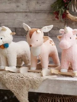 Faon à Bascule En Bois FSC® Multicolore - Vertbaudet -Jouets Séries Magasin faon a bascule en bois fsc 3