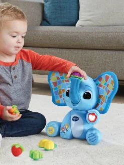 Gontran, Mon éléphant Gourmand - VTECH Bleu - Toutes Les Marques -Jouets Séries Magasin gontran mon elephant gourmand vtech 2