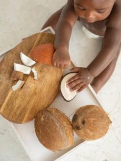 Jouet De Dentition Coco La Noix De Coco - OLI & CAROL Marron - Oli Et Carol -Jouets Séries Magasin jouet de dentition coco la noix de coco oli carol 4