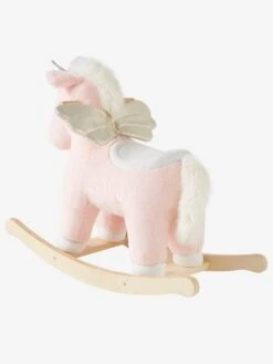 Licorne à Bascule FSC® Rose - Vertbaudet -Jouets Séries Magasin licorne a bascule fsc 2