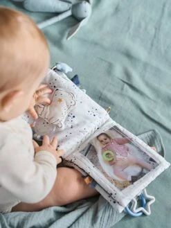 Livre D'éveil Et Photos CÉLESTE Bleu - Vertbaudet -Jouets Séries Magasin livre deveil et photos celeste 3