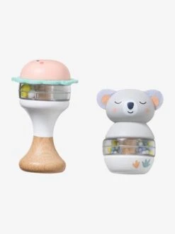 Lot De 2 Hochets En Bois FSC® Vert - Vertbaudet -Jouets Séries Magasin lot de 2 hochets en bois fsc 2