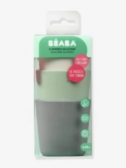 Lot De 3 Verres En Silicone BEABA Multicolore - Beaba -Jouets Séries Magasin lot de 3 verres en silicone beaba 2