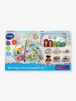 Maxi Tapis D'Eveil Sensoriel 7 En 1 - VTECH Multicolore - Toutes Les Marques -Jouets Séries Magasin maxi tapis deveil sensoriel 7 en 1 vtech 2