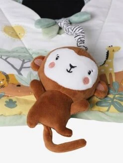 Panneau D'activités Musical En Tissu TANZANIE Blanc - Vertbaudet -Jouets Séries Magasin panneau dactivites musical en tissu tanzanie 4