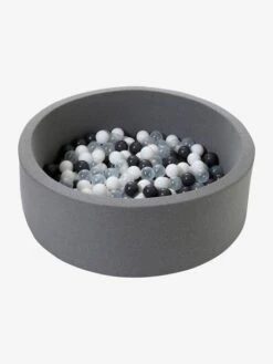 Parc à Balles En Mousse + 200 Balles Gris - Vertbaudet -Jouets Séries Magasin parc a balles en mousse 200 balles 4