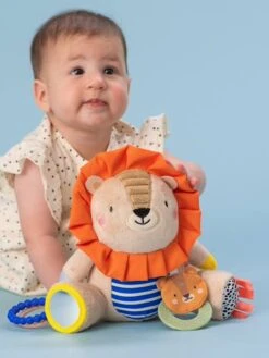 Peluche D'activités Lion - TAF TOYS Orange - Taf Toys -Jouets Séries Magasin peluche dactivites lion taf toys 2