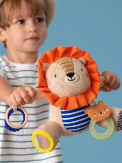 Peluche D'activités Lion - TAF TOYS Orange - Taf Toys -Jouets Séries Magasin peluche dactivites lion taf toys 3