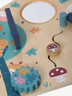 Planche D'activités Forêt Enchantée En Bois FSC® Beige - Vertbaudet -Jouets Séries Magasin planche dactivites foret enchantee en bois fsc 4