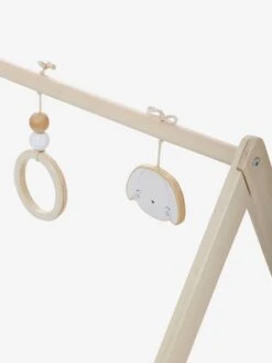 Portique D'éveil Base Triangle En Bois FSC® Beige - Vertbaudet -Jouets Séries Magasin portique deveil base triangle en bois fsc 5