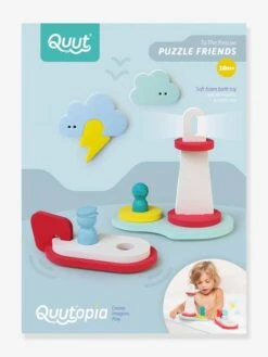 Puzzle De Bain Friends - QUUT Bleu - Quut -Jouets Séries Magasin puzzle de bain friends quut 4