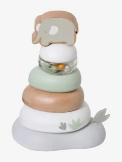 Pyramide à Empiler En Bois FSC® Rose - Vertbaudet -Jouets Séries Magasin pyramide a empiler en bois fsc 2