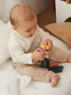 Pyramide D'étoiles à Empiler En Silicone Multicolor - Vertbaudet -Jouets Séries Magasin pyramide detoiles a empiler en silicone 2