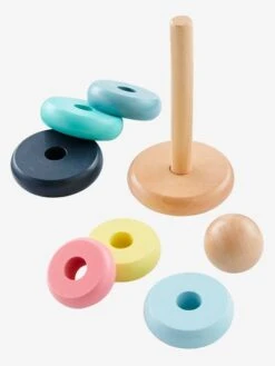 Pyramide D'éveil En Bois FSC® Multicolore - Vertbaudet -Jouets Séries Magasin pyramide deveil en bois fsc 2