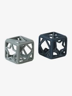 Set De 2 Cubes En Silicone Bleu - Vertbaudet -Jouets Séries Magasin set de 2 cubes en silicone 3