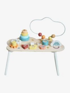 Table Basse D'activités Nuage Les Amis De La Forêt En Bois FSC® Blanc - Vertbaudet -Jouets Séries Magasin table basse dactivites nuage les amis de la foret en bois fsc 4