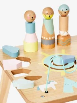 Table D'activités Petits Sioux En Bois FSC® Multicolore - Vertbaudet 10 Table D'activités Petits Sioux En Bois FSC® Multicolore - Vertbaudet -Jouets Séries Magasin table dactivites petits sioux en bois fsc 4