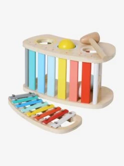 Tap Tap Xylophone 2 En 1 En Bois FSC® Multicolore - Vertbaudet -Jouets Séries Magasin tap tap xylophone 2 en 1 en bois fsc 2