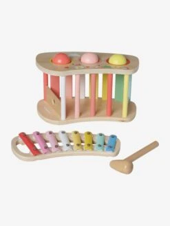 Tap Tap Xylophone 2 En 1 En Bois FSC® Multicolore - Vertbaudet -Jouets Séries Magasin tap tap xylophone 2 en 1 en bois fsc 5
