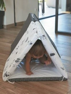 Tapis De Motricité XL Black And White Experience - CANDIDE Blanc - Candide -Jouets Séries Magasin tapis de motricite xl black and white experience candide 5