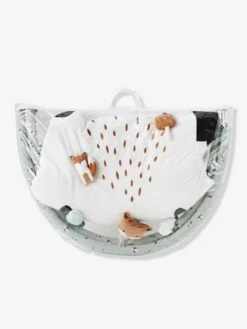 Tapis D'éveil Avec Arche Renard Vert Gris - Vertbaudet -Jouets Séries Magasin tapis deveil avec arche renard 3