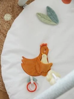 Tapis D'éveil Avec Arches En Coton Nid D'abeille LOVELY FARM Lovely Farm - Multicolore - Vertbaudet -Jouets Séries Magasin tapis deveil avec arches en coton nid dabeille lovely farm 3