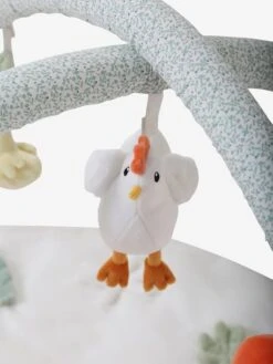 Tapis D'éveil Avec Arches En Coton Nid D'abeille LOVELY FARM Lovely Farm - Multicolore - Vertbaudet -Jouets Séries Magasin tapis deveil avec arches en coton nid dabeille lovely farm 4