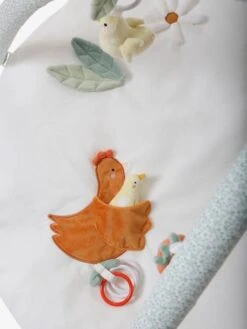 Tapis D'éveil Avec Arches En Coton Nid D'abeille LOVELY FARM Lovely Farm - Multicolore - Vertbaudet -Jouets Séries Magasin tapis deveil avec arches en coton nid dabeille lovely farm 5