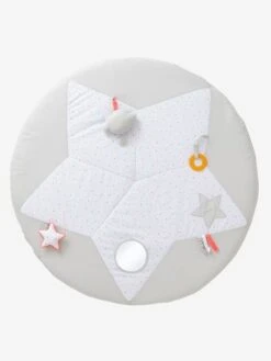 Tapis D'éveil Pluie D'étoiles Blanc Imprimé - Vertbaudet -Jouets Séries Magasin tapis deveil pluie detoiles 2